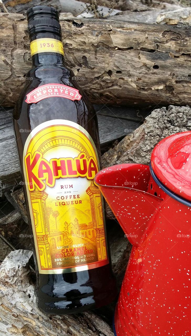 Kahlua & Coffee on a Camping Trip