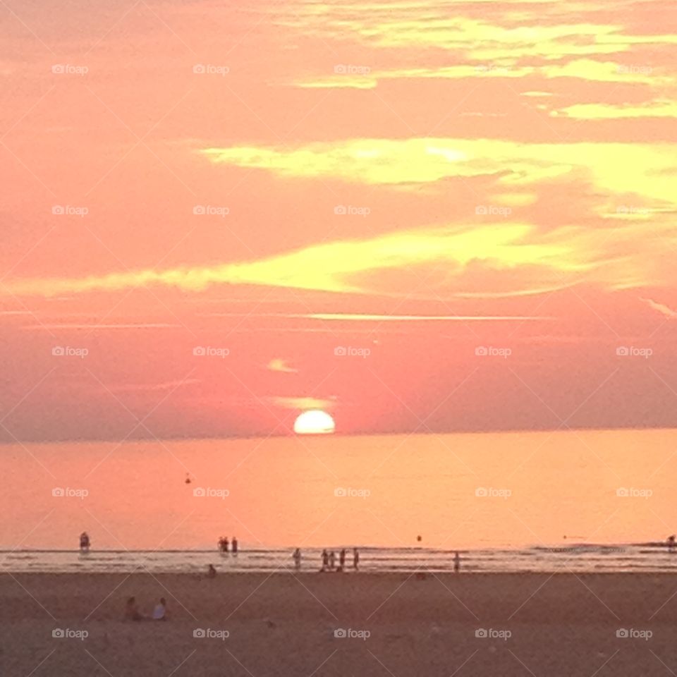 Sunset @ Oostende