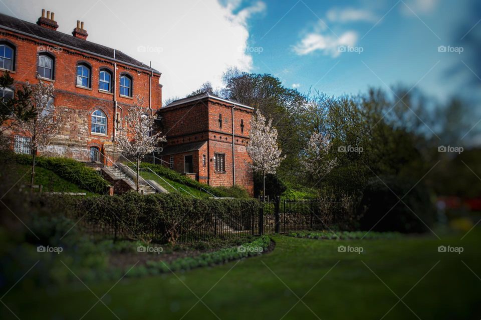 Landscape of Leicester's Castle Gardens