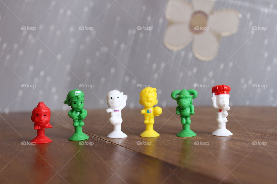 miniature toy rubber figurines