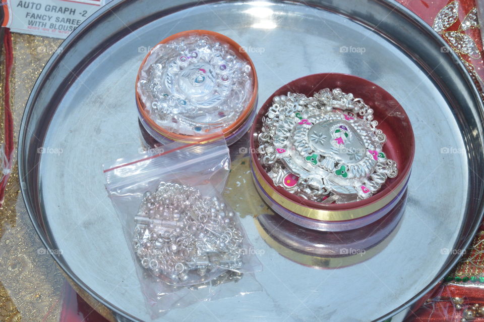 jewellery of marriage time.