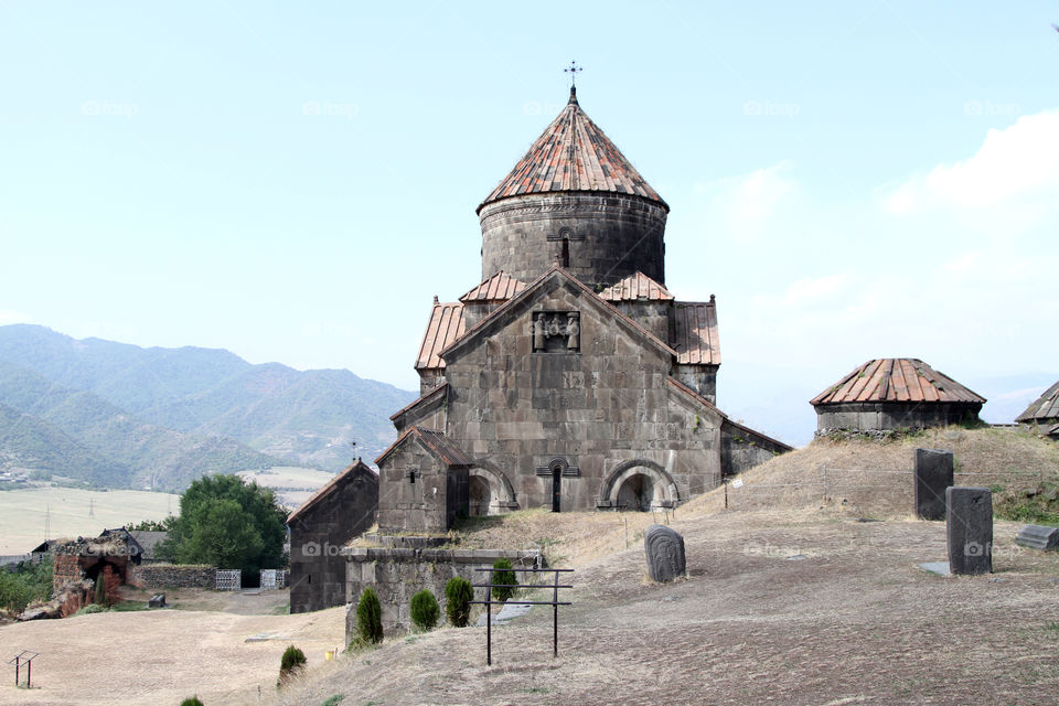 View of the Haghpat monastery in northern Armenia, a UNESCO world heritage site.