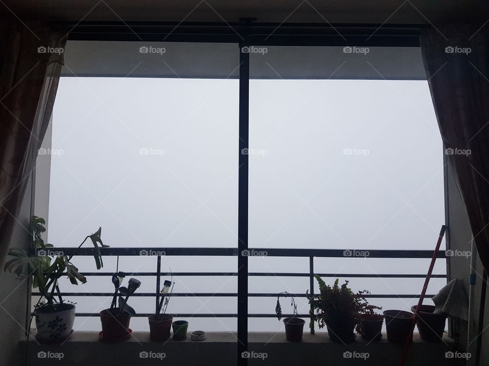 Niebla / Fog in Santiago de Chile