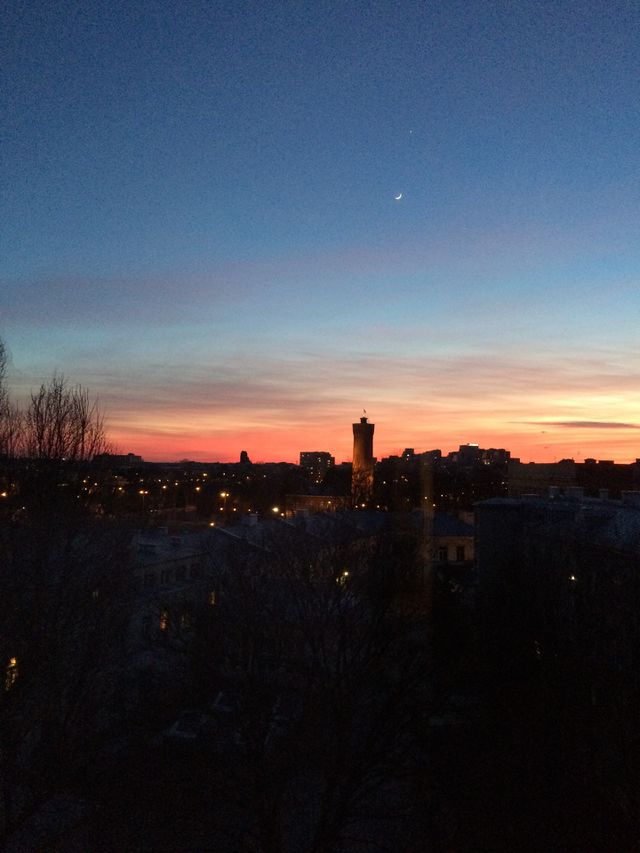 Sunset, No Person, Dawn, Evening, Dusk