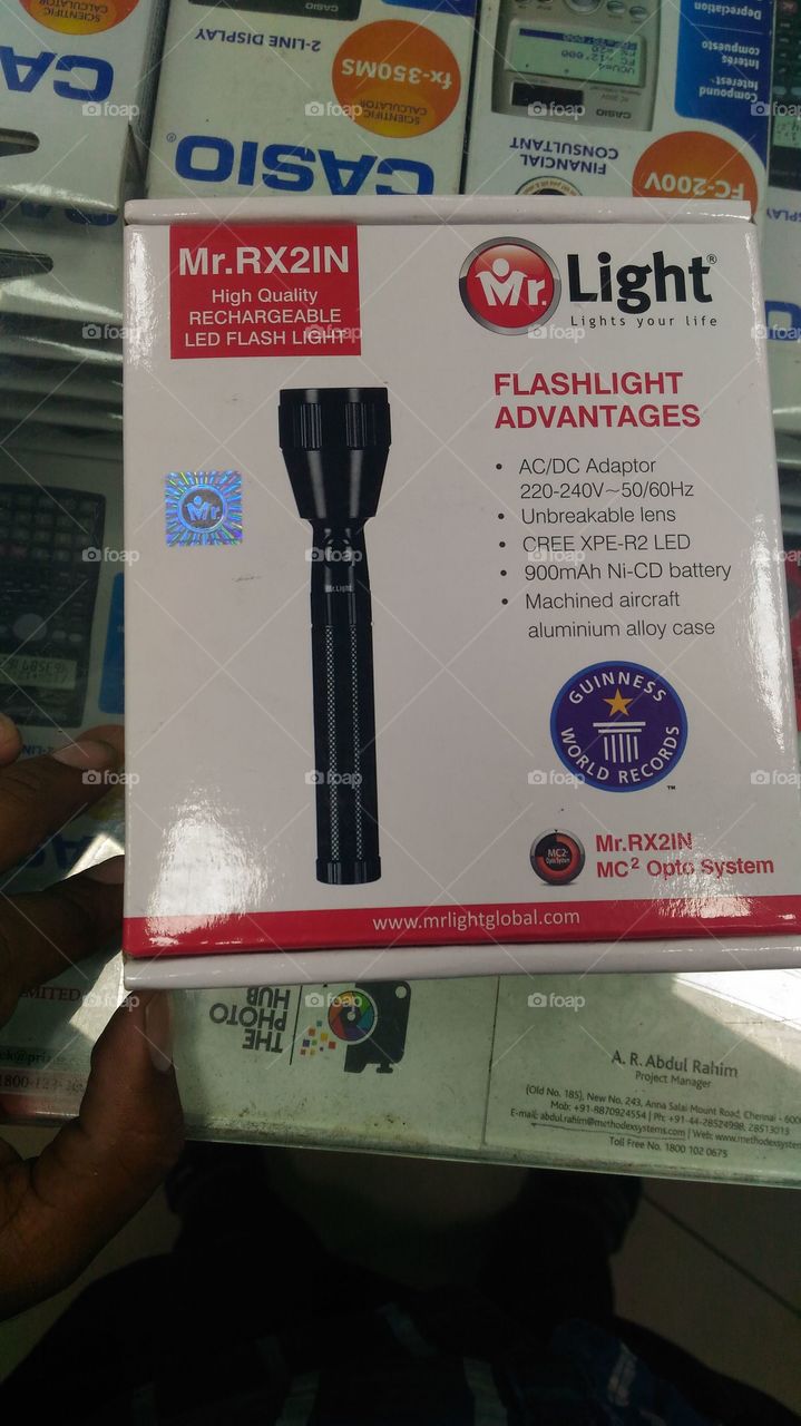 Mr Light torch lights