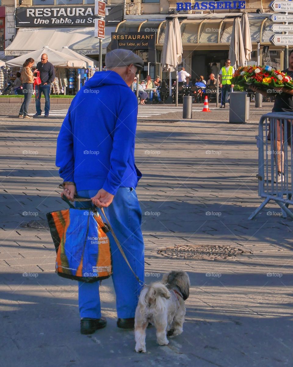 walking in the street