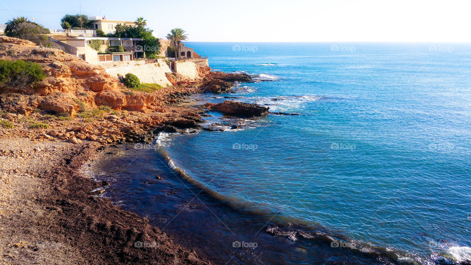 Blue Mediterranean Sea