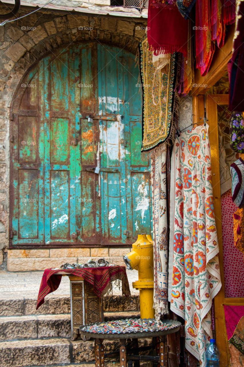 Gorgeous door in Jerusalem