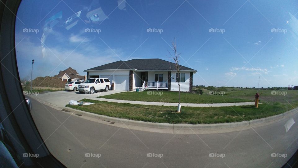 No Person, House, Home, Landscape, Tree