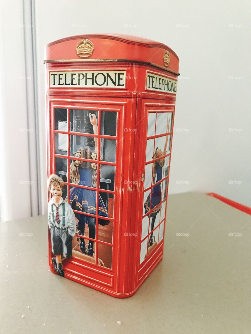 Telephone booth-phone-sweets