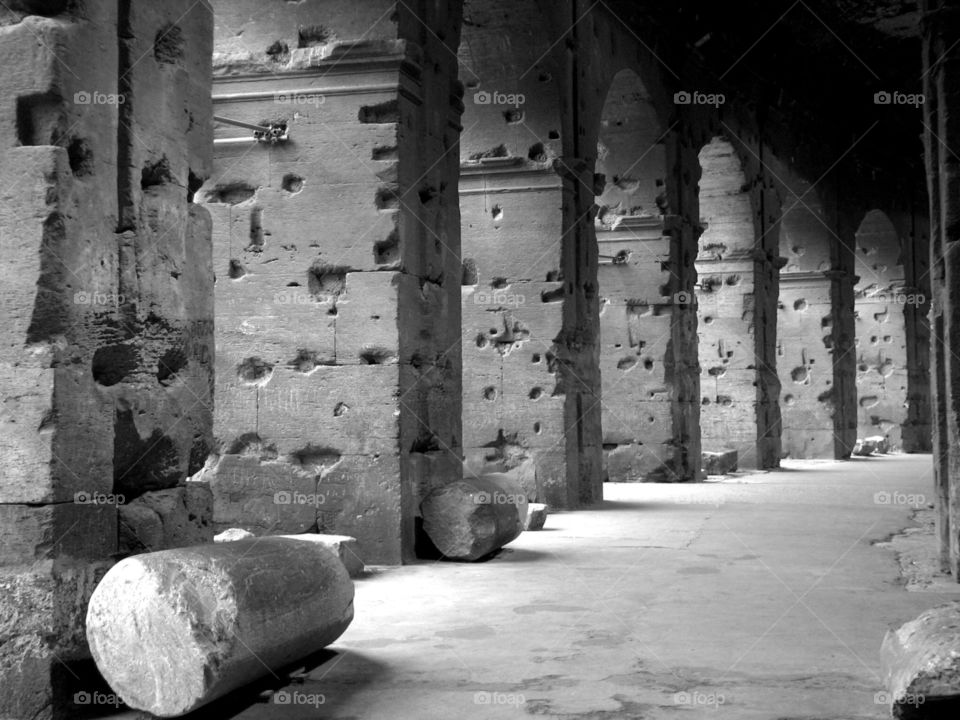 Colosseum, Rome (detail) . Colosseum, Rome (detail) 