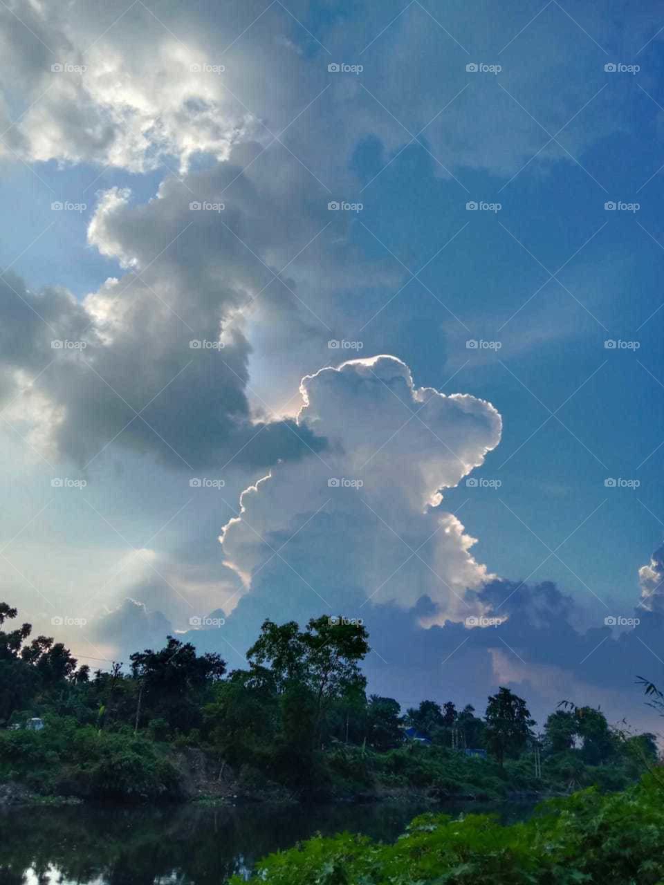 beautiful sky nature