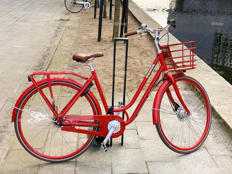 Red bike