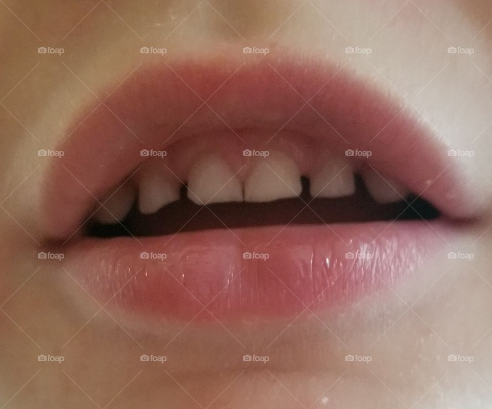 lips and teeth