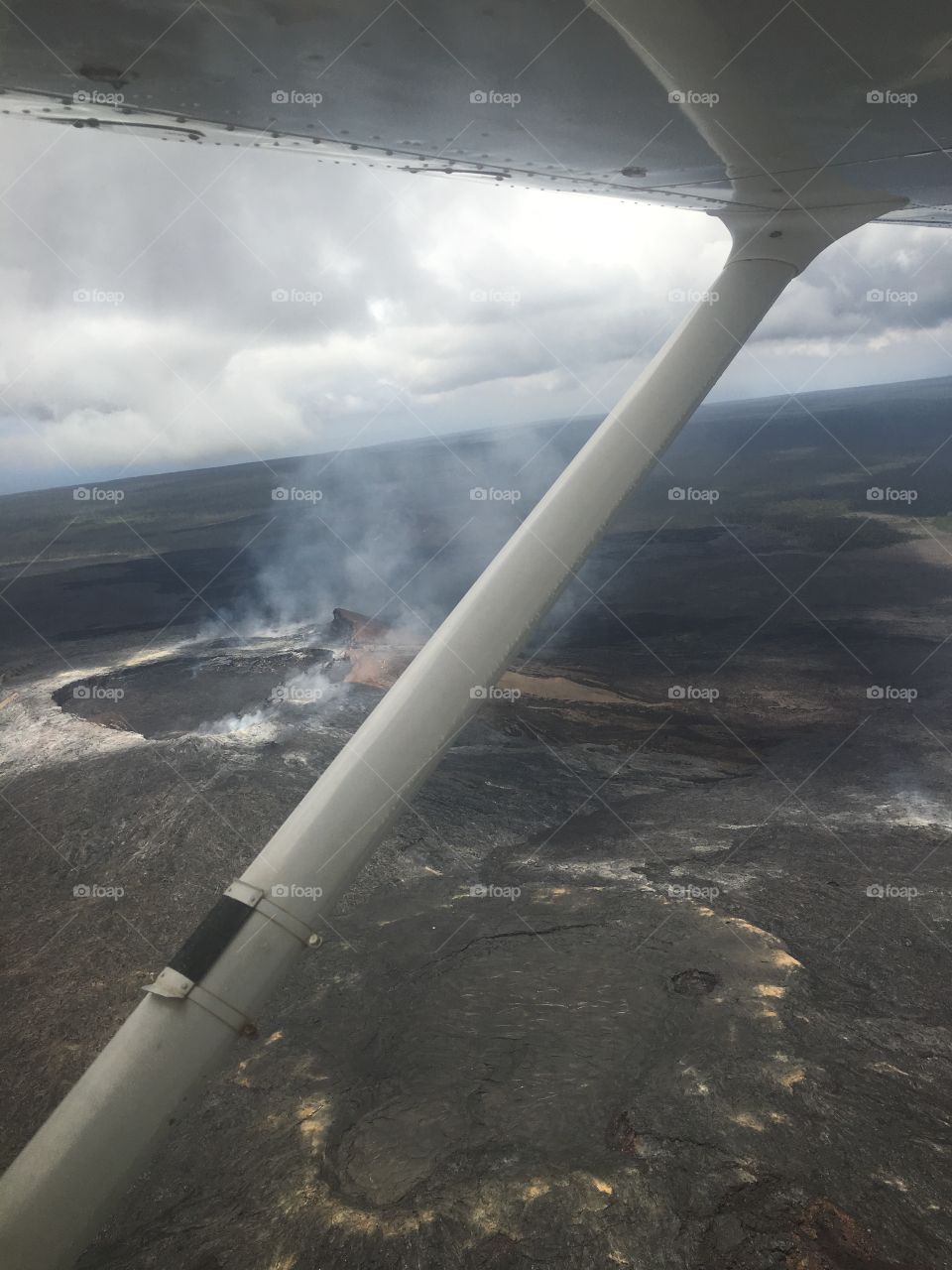 Above the volcano