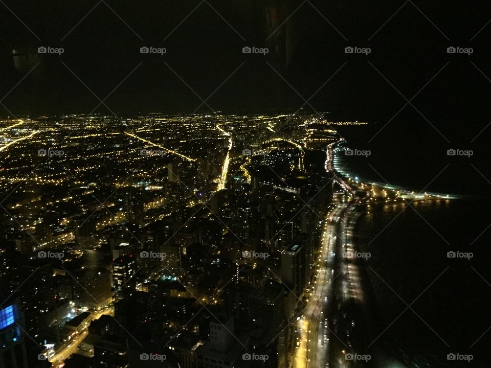 Chicago at night 