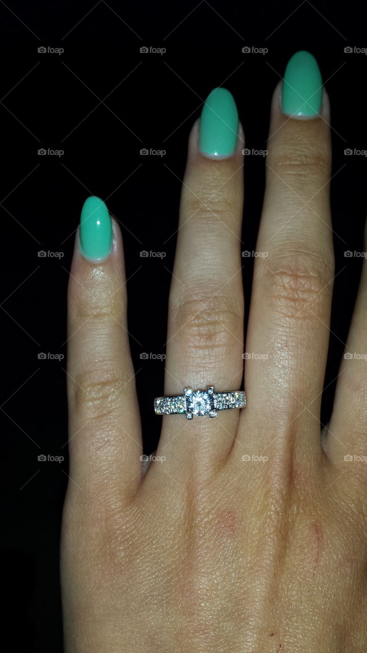 Propose diamonds ring