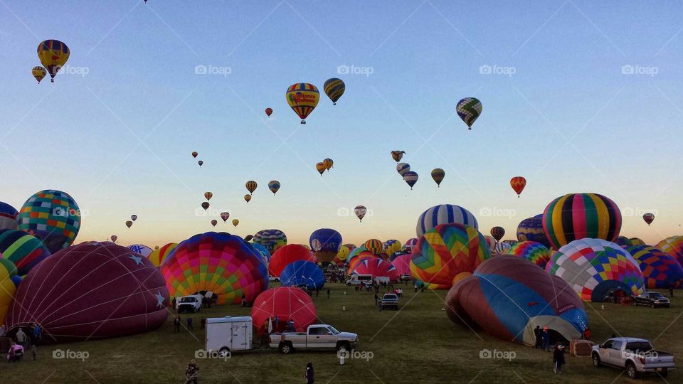 Balloonfest. Albuquerque New Mexico Balloon Festival