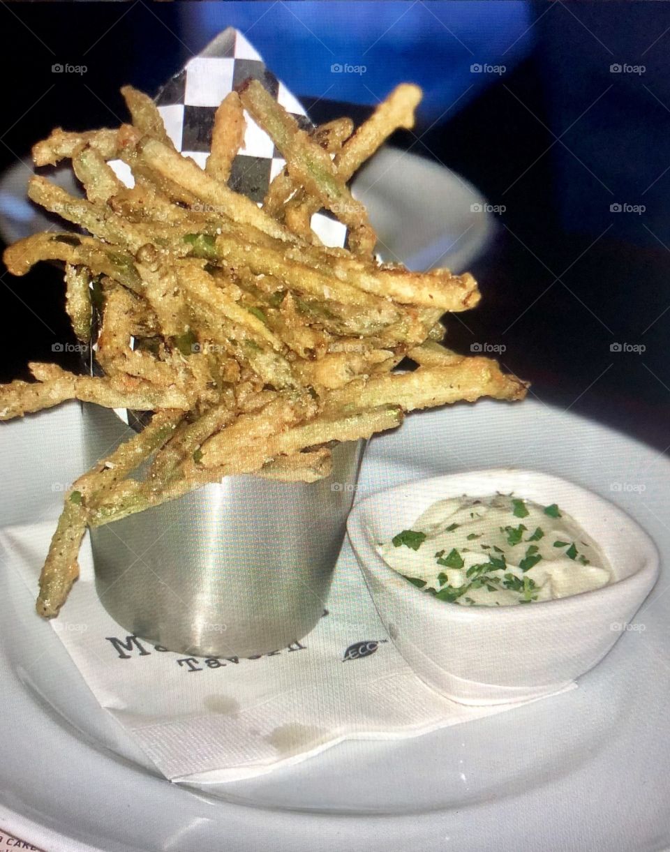 Garlic aioli fries and dip for mother’s birthday 