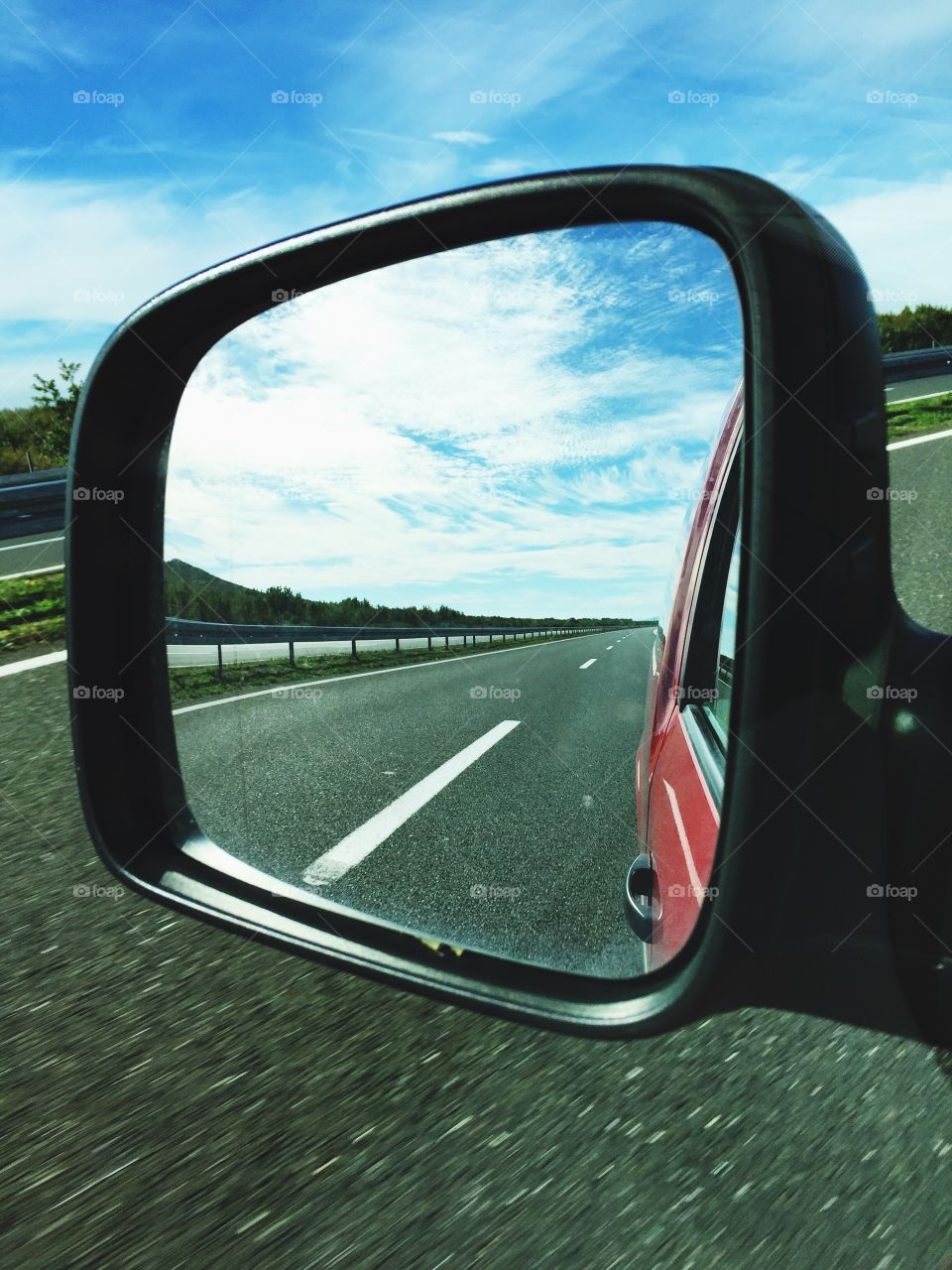 Rearview mirror viewpoint