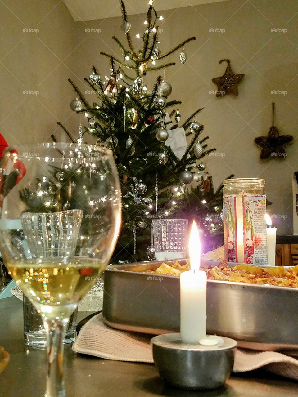 Celebration at Christmas time