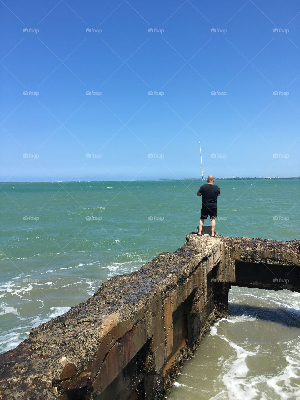 Fishing on the ocean
