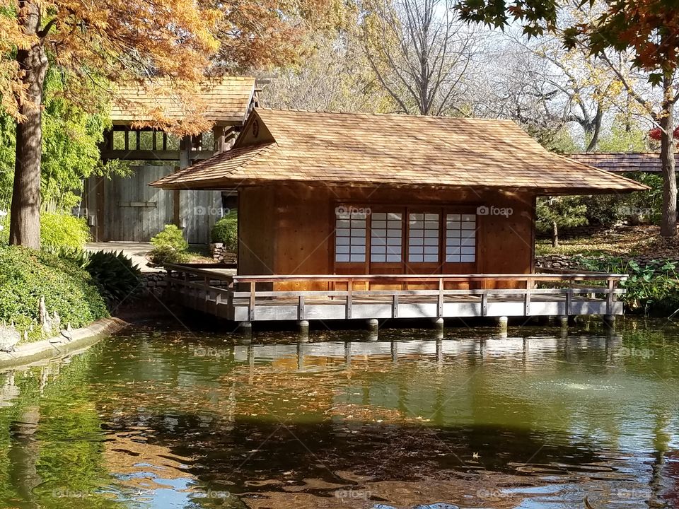 Japanese Gardens at Fort Worth botanical gardens