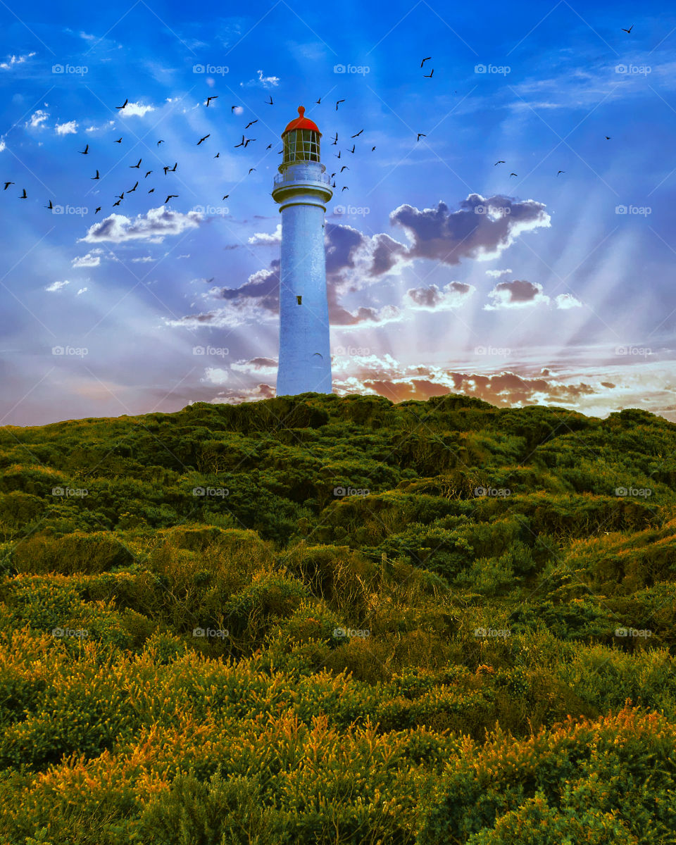 Sunset At The lighthouse
