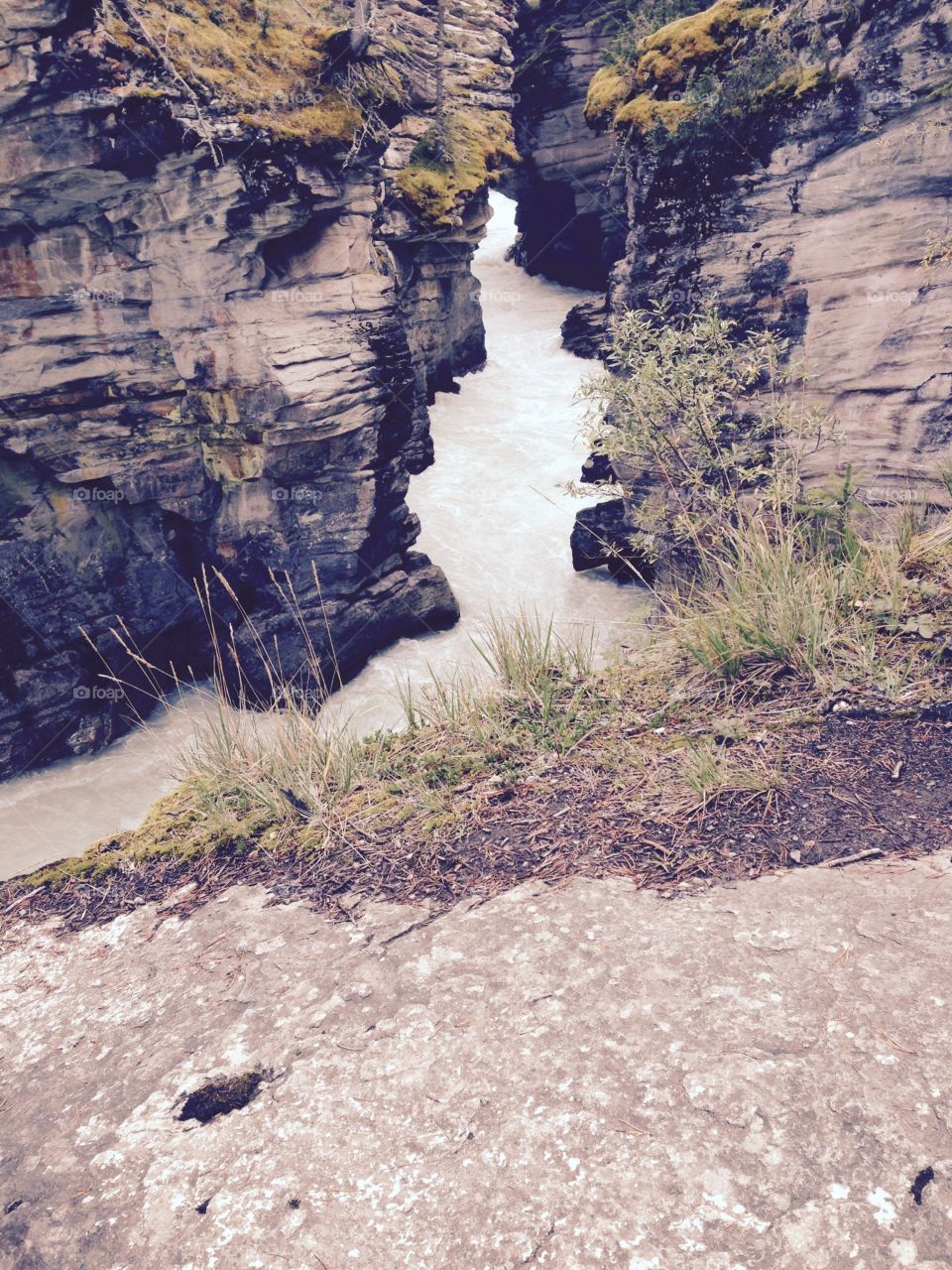 Waterfall in Canada.