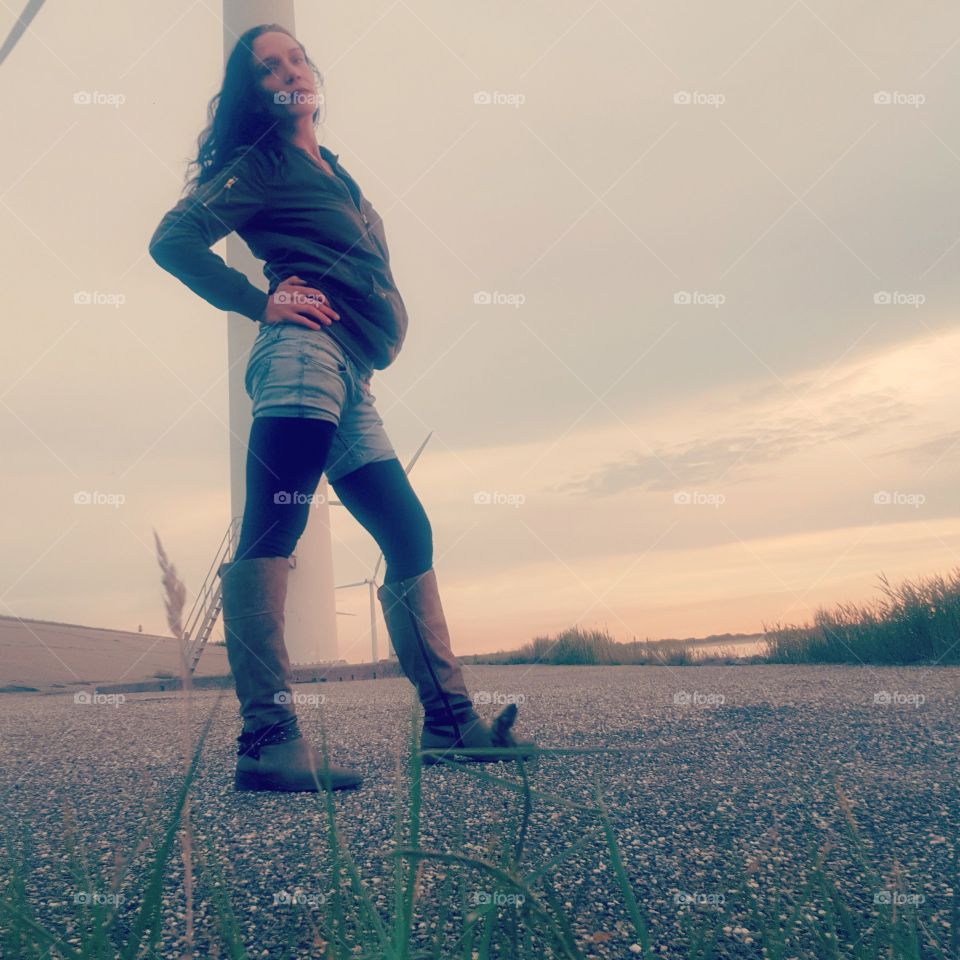 Stand in front of the camera