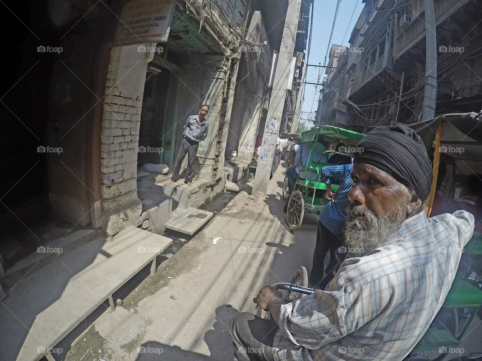 cycle rickshaw driver