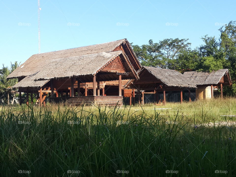 Aceh traditional culture house