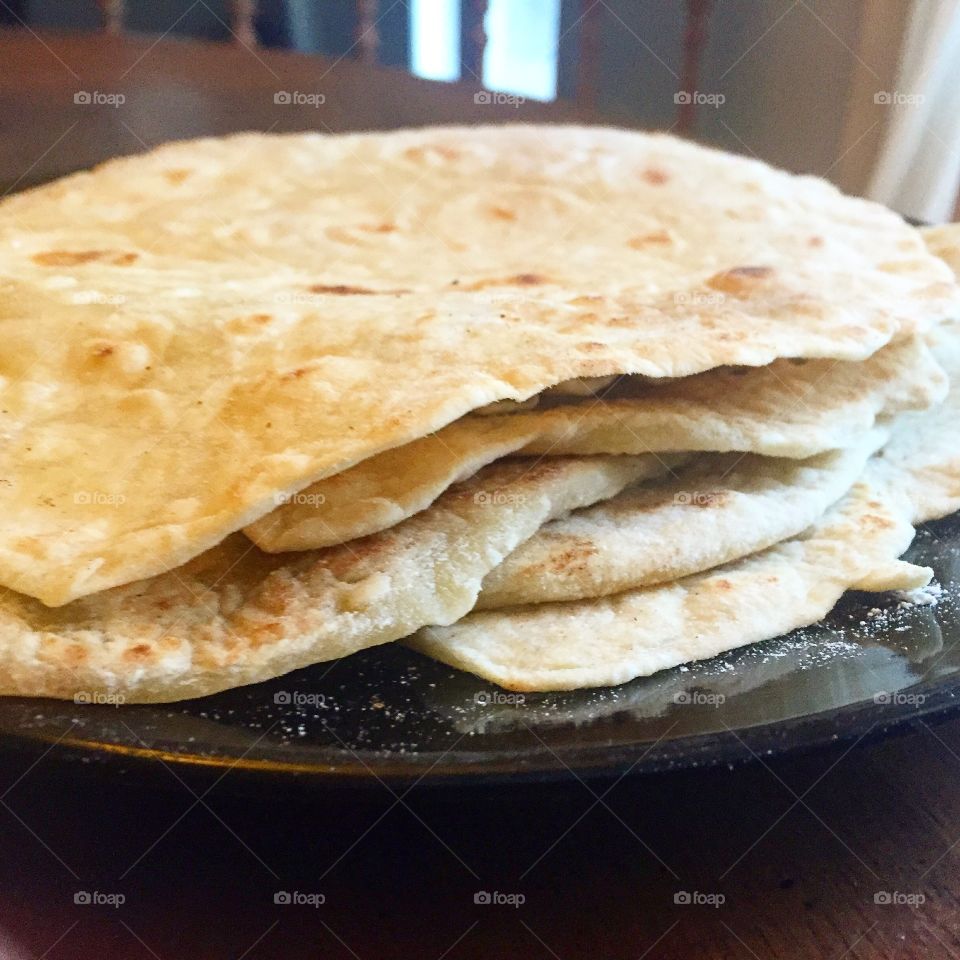 Homemade tortillas