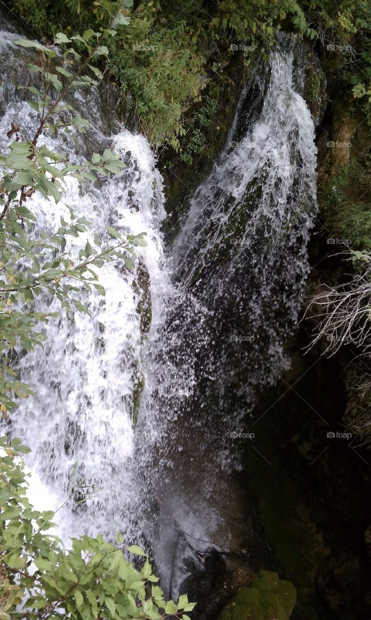 Spearfish Falls. a hike to the falls