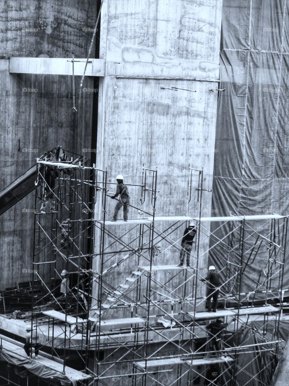 World in black and white