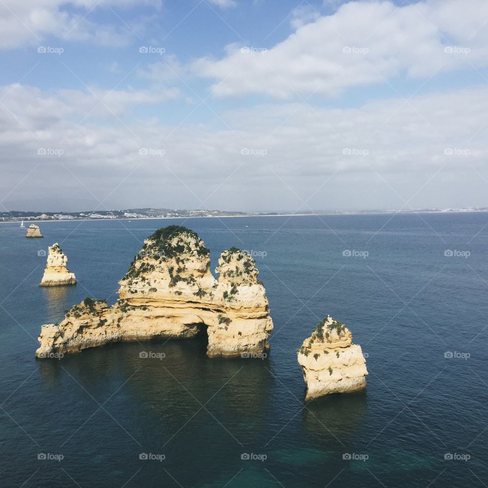 Lagos Algarve, Portugal - beautiful rocks
