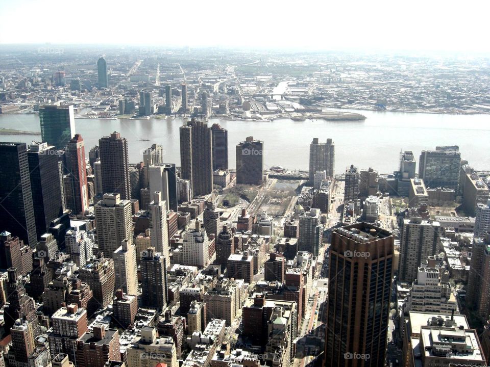 New York City from building top