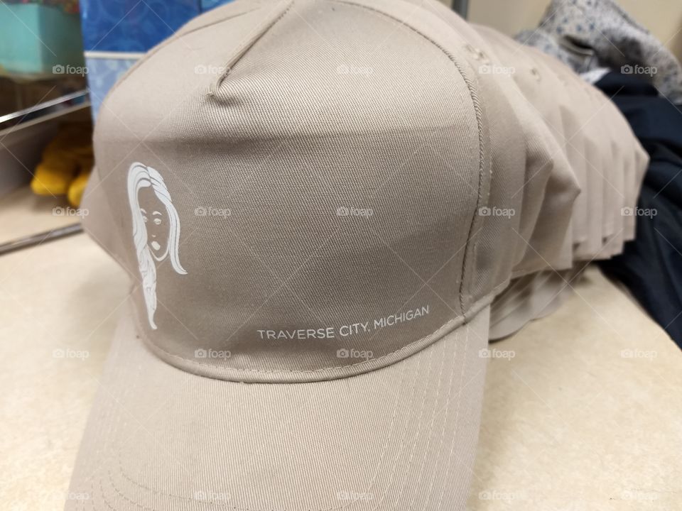 Traverse City Michigan hat lineup