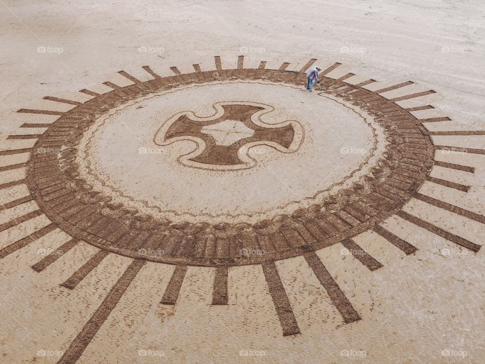 Sand circle