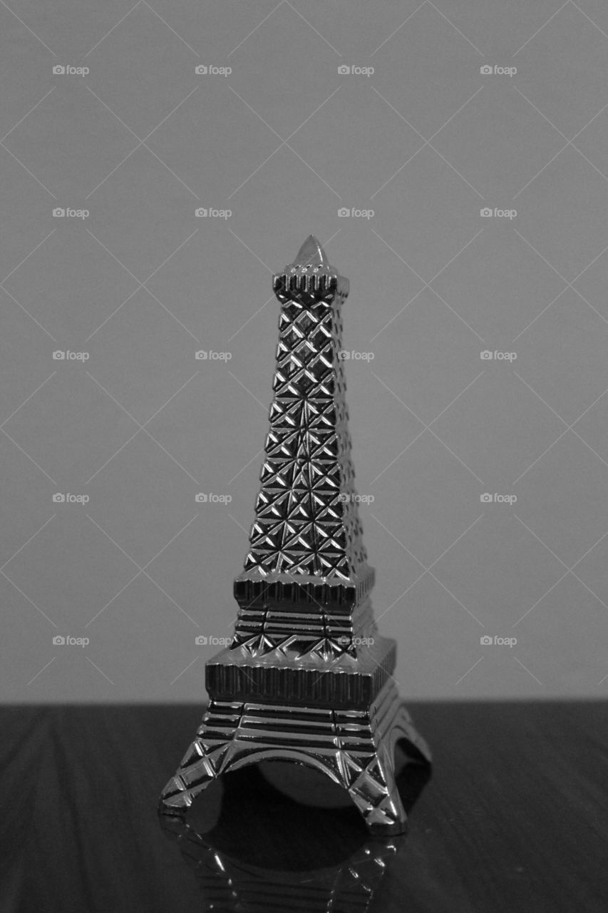 black and white plastic tower