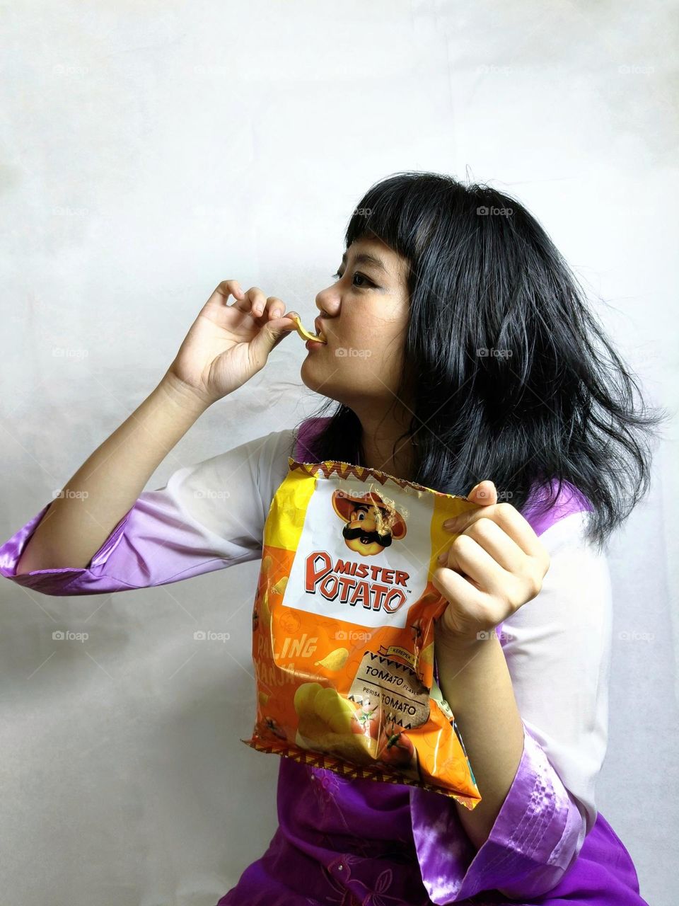 Portrait with chips.