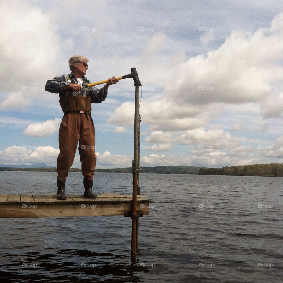 lake man dock hammer by bobmanley