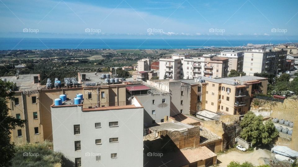 panorama di Agrigento