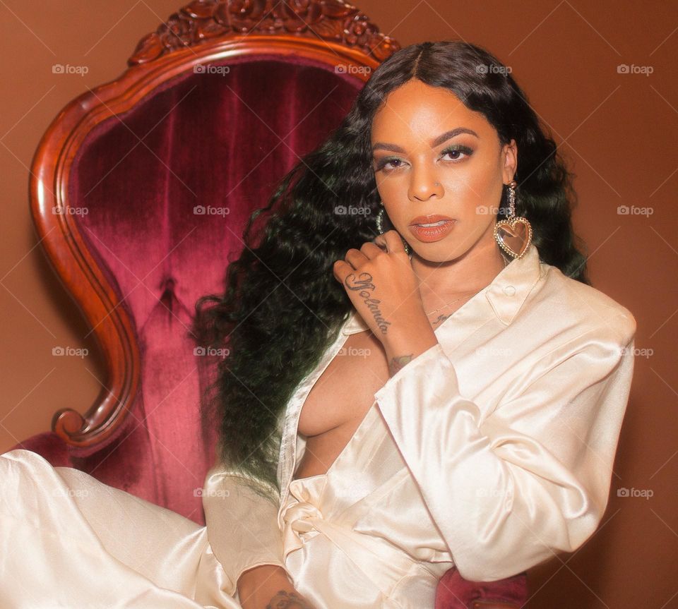 nice tits of a beautiful woman