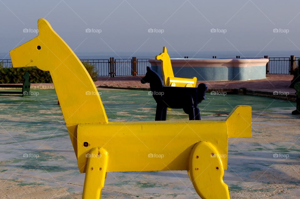 Three horses in Gozo