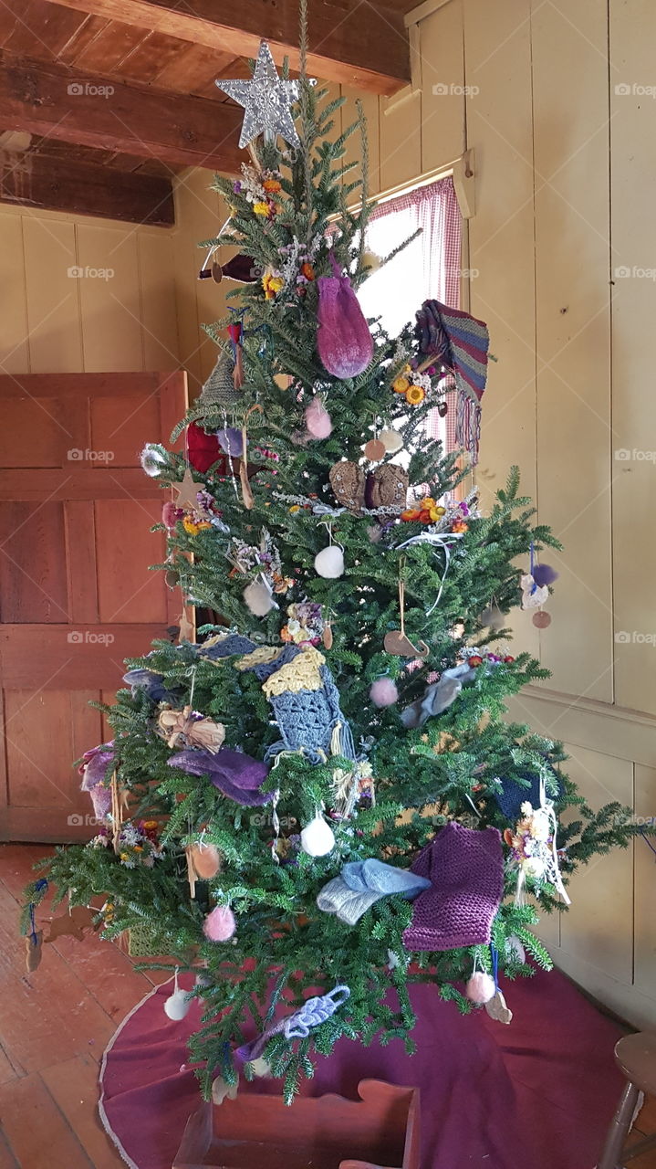 Retro Christmas tree