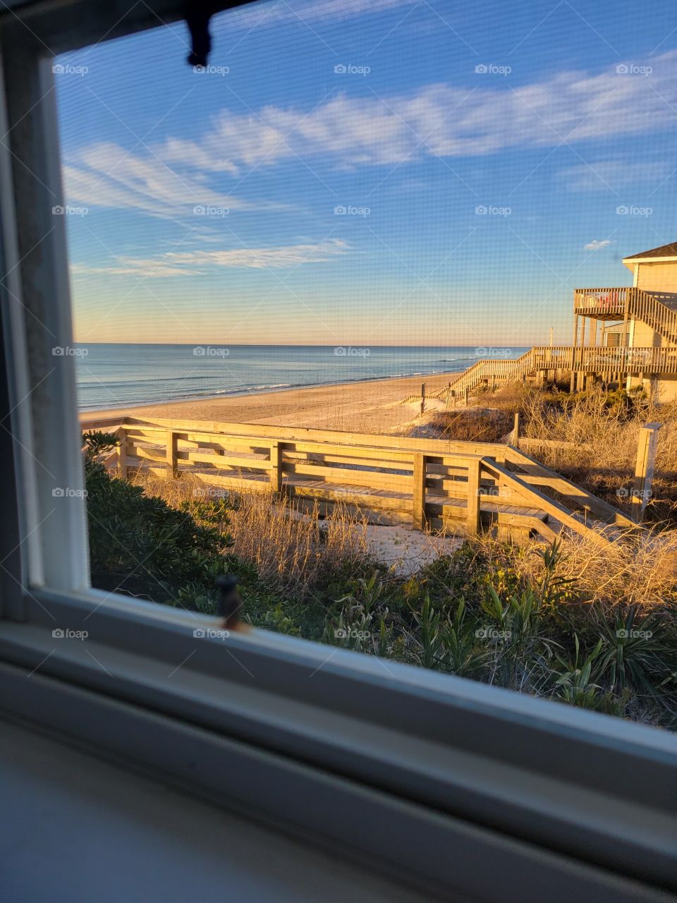 morning at the beach