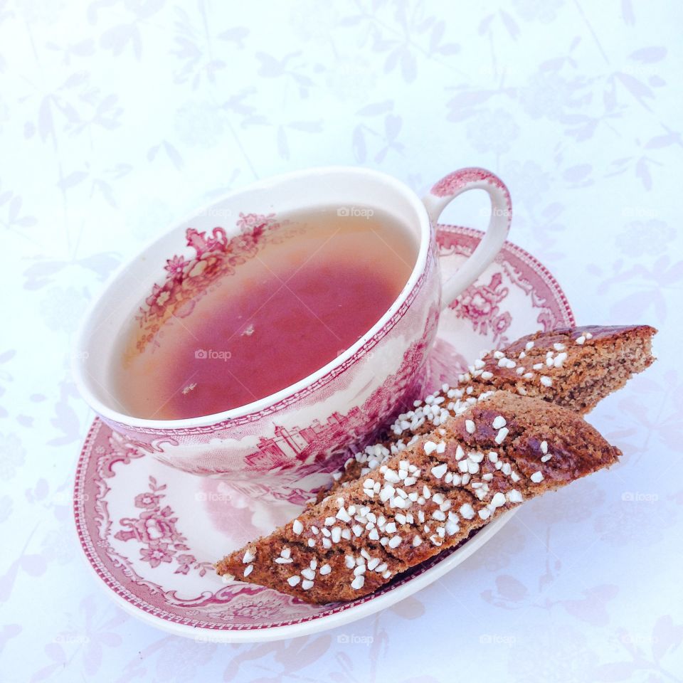 tea and biscuits