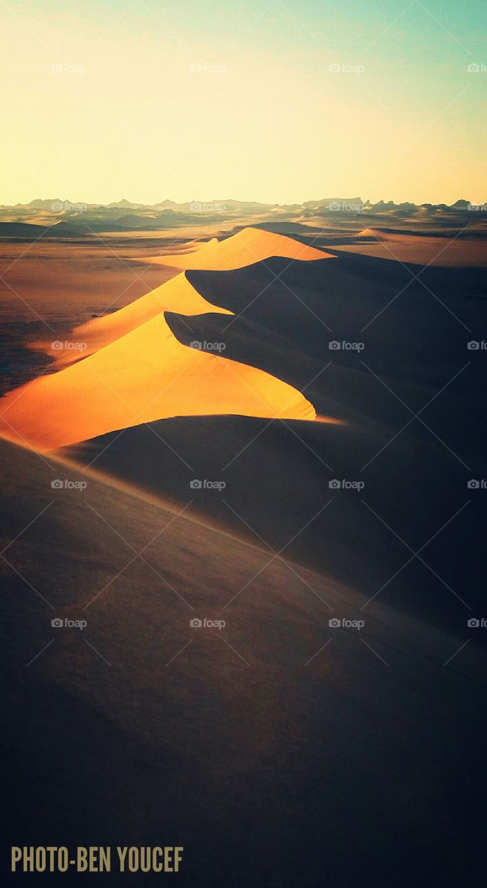 The greatness of the Algerian desert