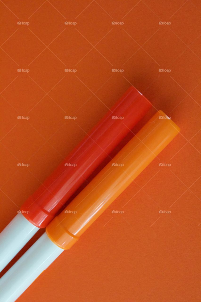 Orange Color Story - markers